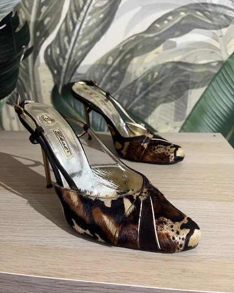 Pantofi Ekol leopard print