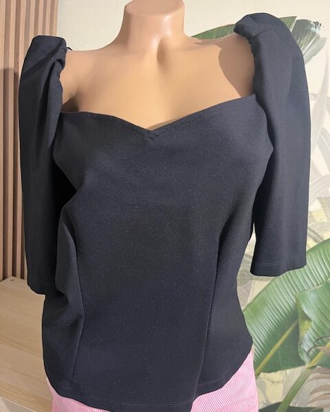 Bluza H&M neagra marime XL
