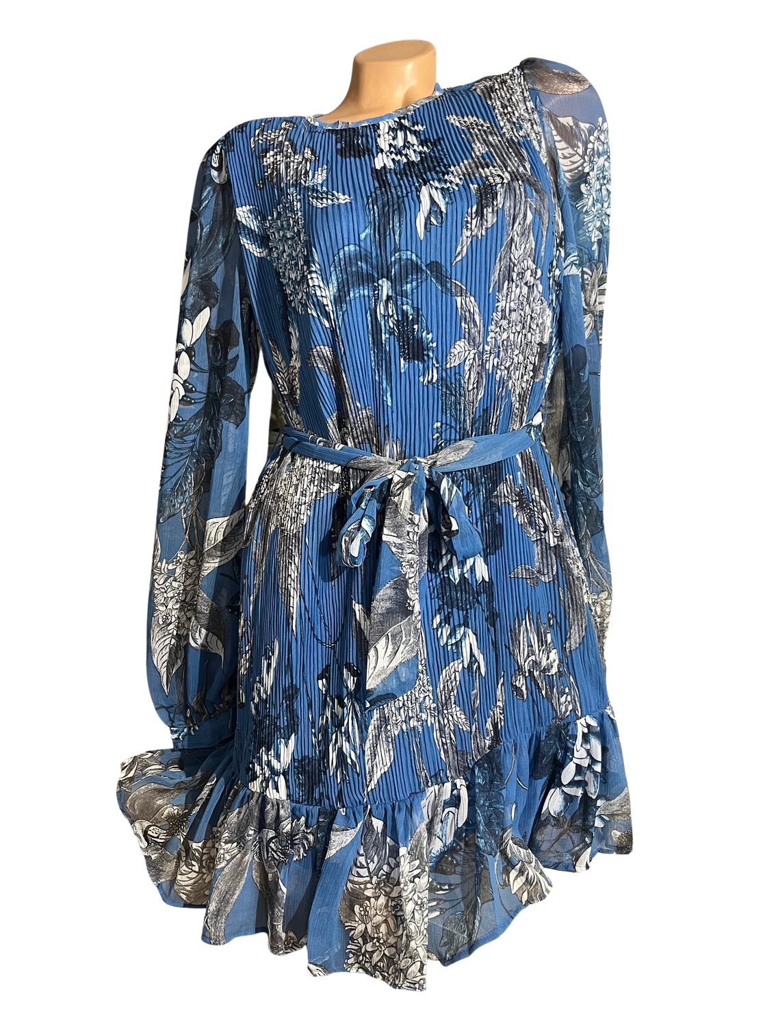 GUESS Rochie florală albastru damă