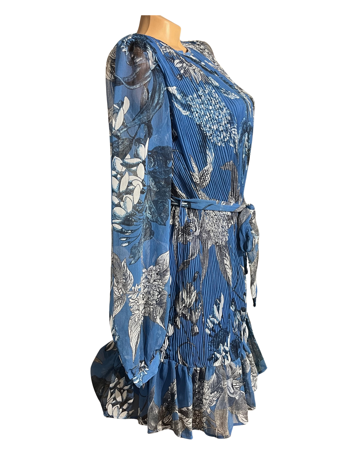 GUESS Rochie florală albastru damă – Eleganță fara efort pentru zilele de vară