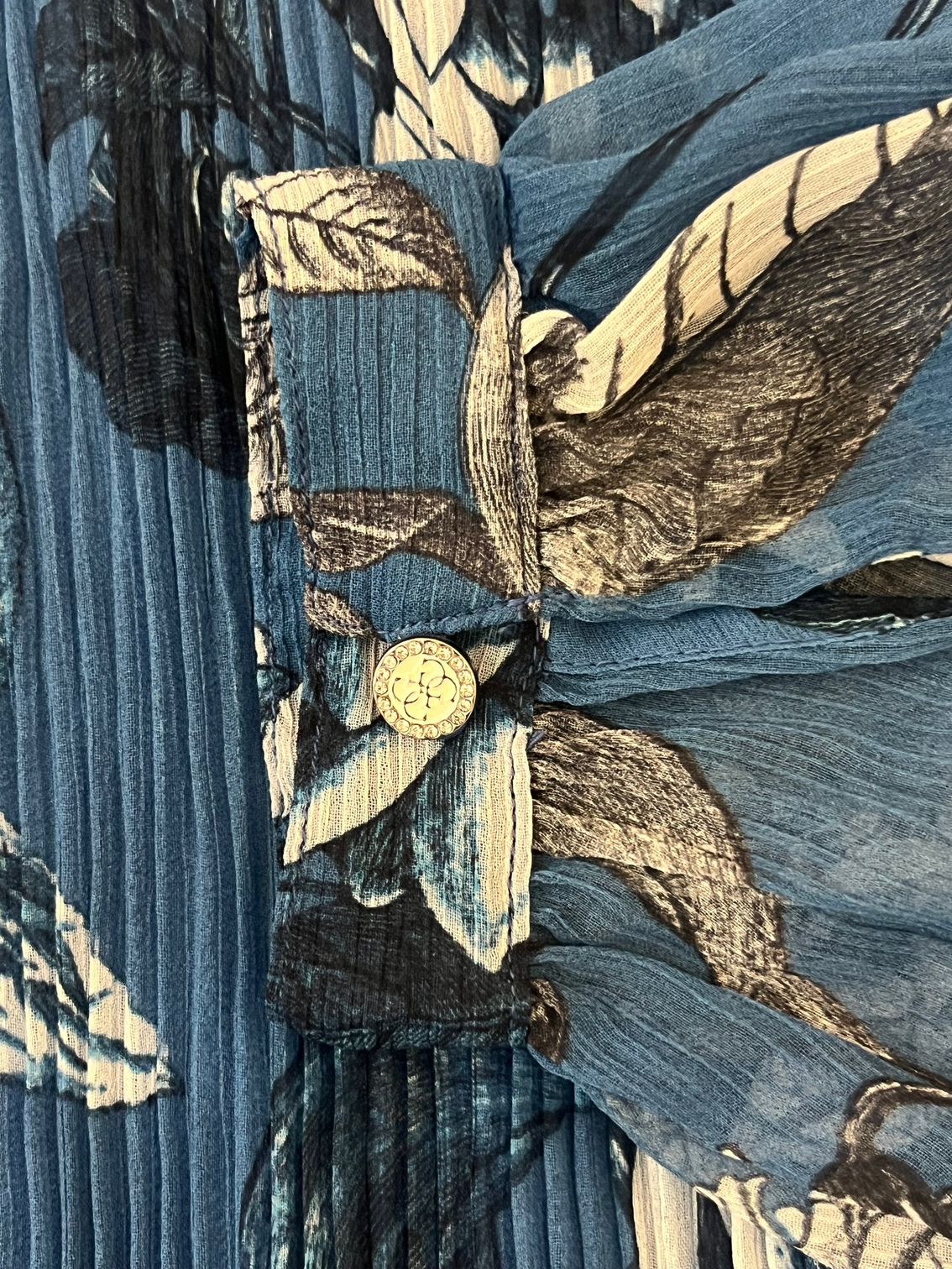 GUESS Rochie florală albastru damă