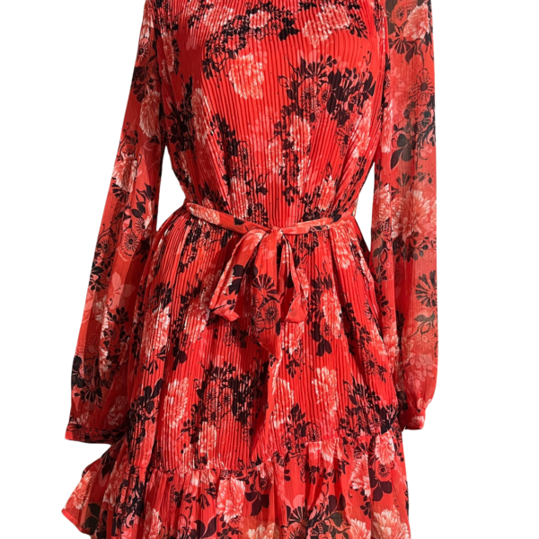 GUESS Rochie florală rosu damă